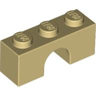 Lego kostka (kostička) most oblouk 1x3, béžová (449005, 4234260, 4519915, 4618651)